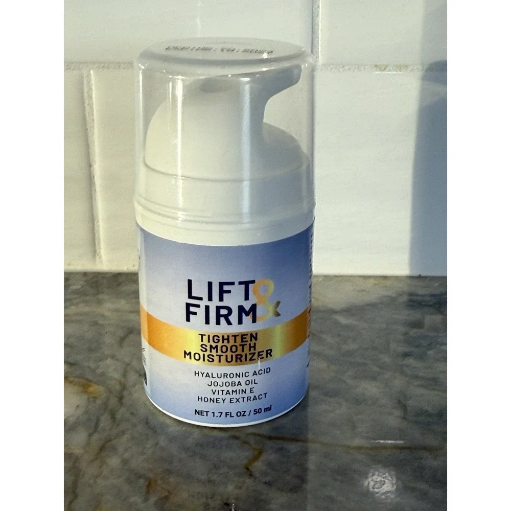 Lift & Firm Tighten Smooth Moisturizer Hyaluronic Acid 1.7FlOz~50ML W/Hyaluronic